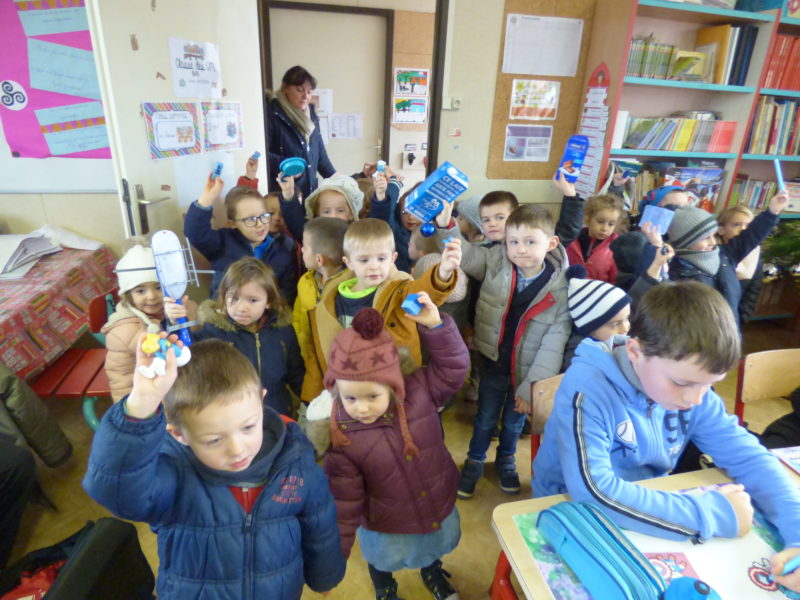 Journée “bleue” en maternelle