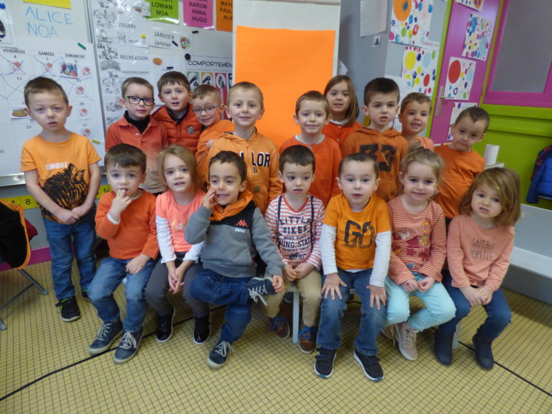 Journée des couleurs en maternelle