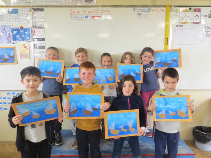 Nos voiliers à la manière de Monet