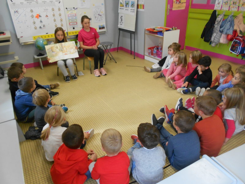 Atelier lecture des CM en maternelle