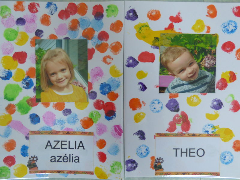 Décor du porte manteau en maternelle