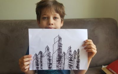 Défi “dessiner les gratte-ciel de New-York” en CE