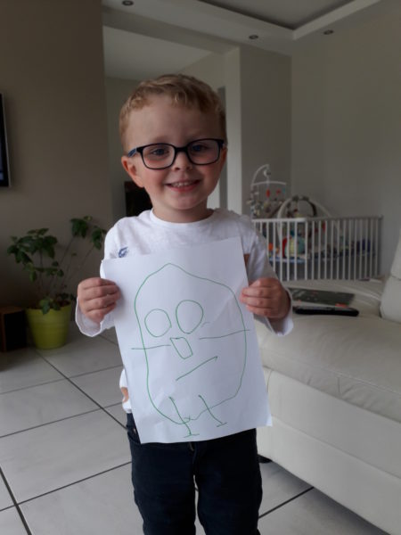 Défi du bonhomme en maternelle