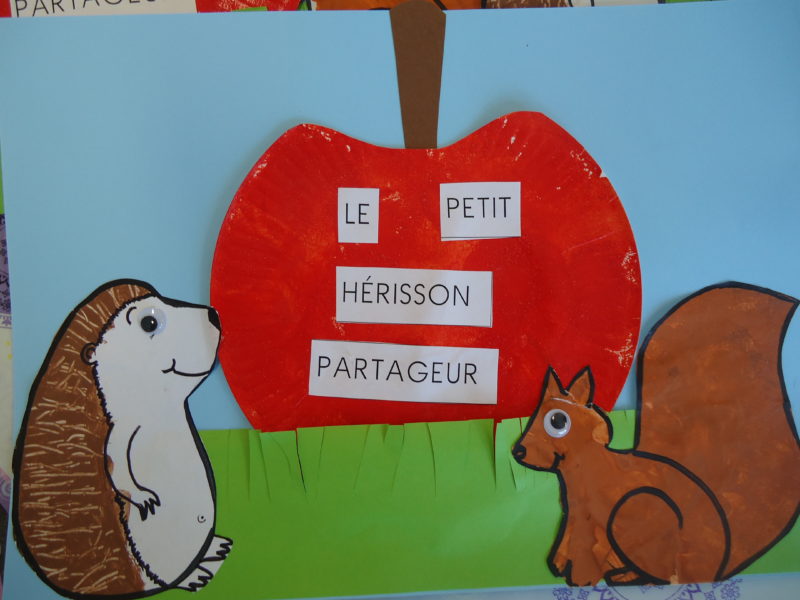 Le petit hérisson partageur