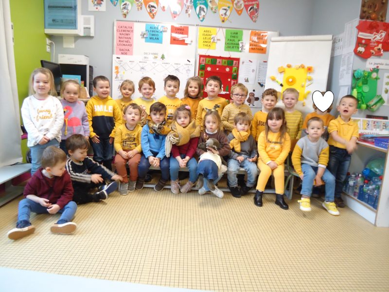 Journée jaune en maternelle