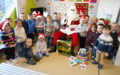 Le Père Noël à l’école Ste Anne