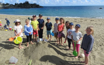 Sortie à la plage pour les maternelles et les CP