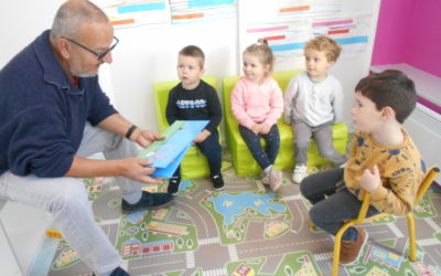 Semaine bleue en maternelle : jeudi