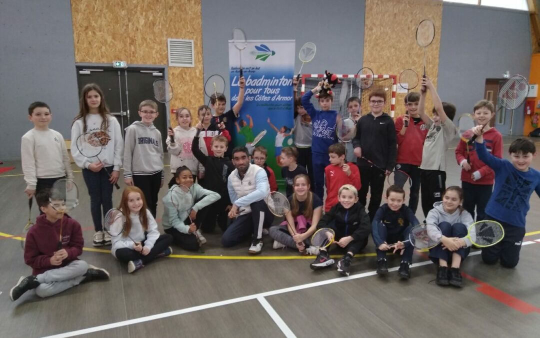 Découverte du badminton avec le comité 22