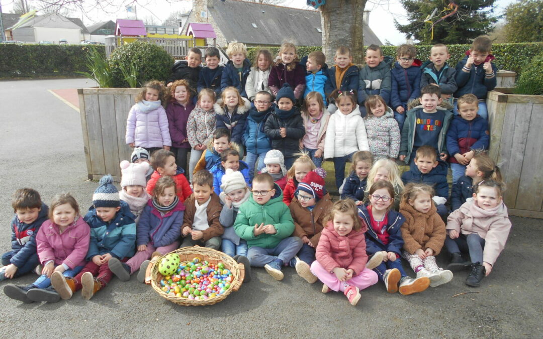 Chasse à l’oeuf en maternelle