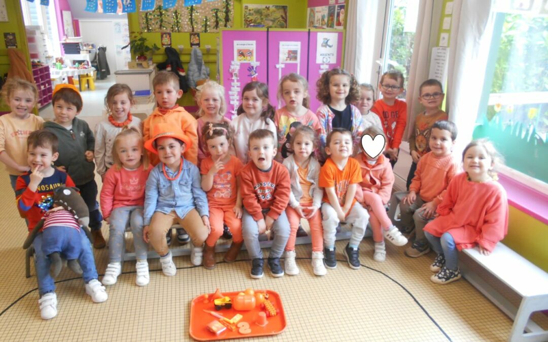 Journée orange en maternelle
