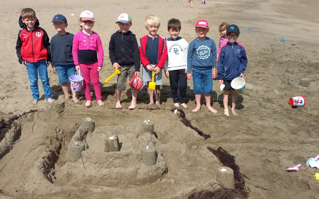 Sortie à la plage pour les maternelles