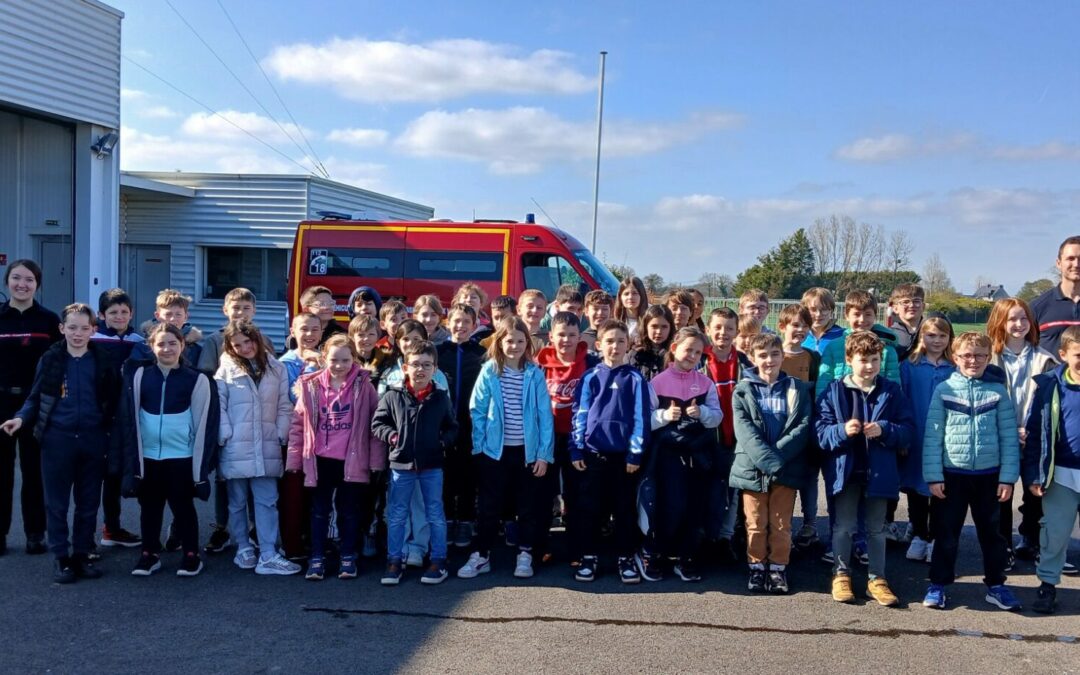 Visite de la caserne des pompiers