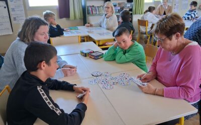 Un bel après-midi intergénérationnel en CM