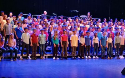 Les CM1 et CM2 en concert à Bleu Pluriel